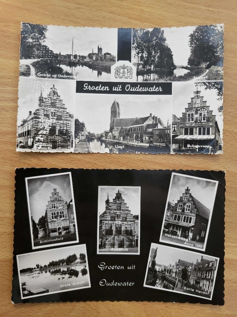 ansicht Oudewater Meerluik (2x), Ophalen, Voor 1920, Utrecht