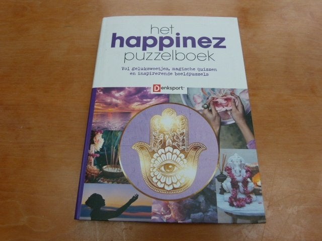 Denksport - Het Happinez puzzelboek, Ophalen of Verzenden, Minder dan 500 stukjes, Nieuw, Puzzelboek
