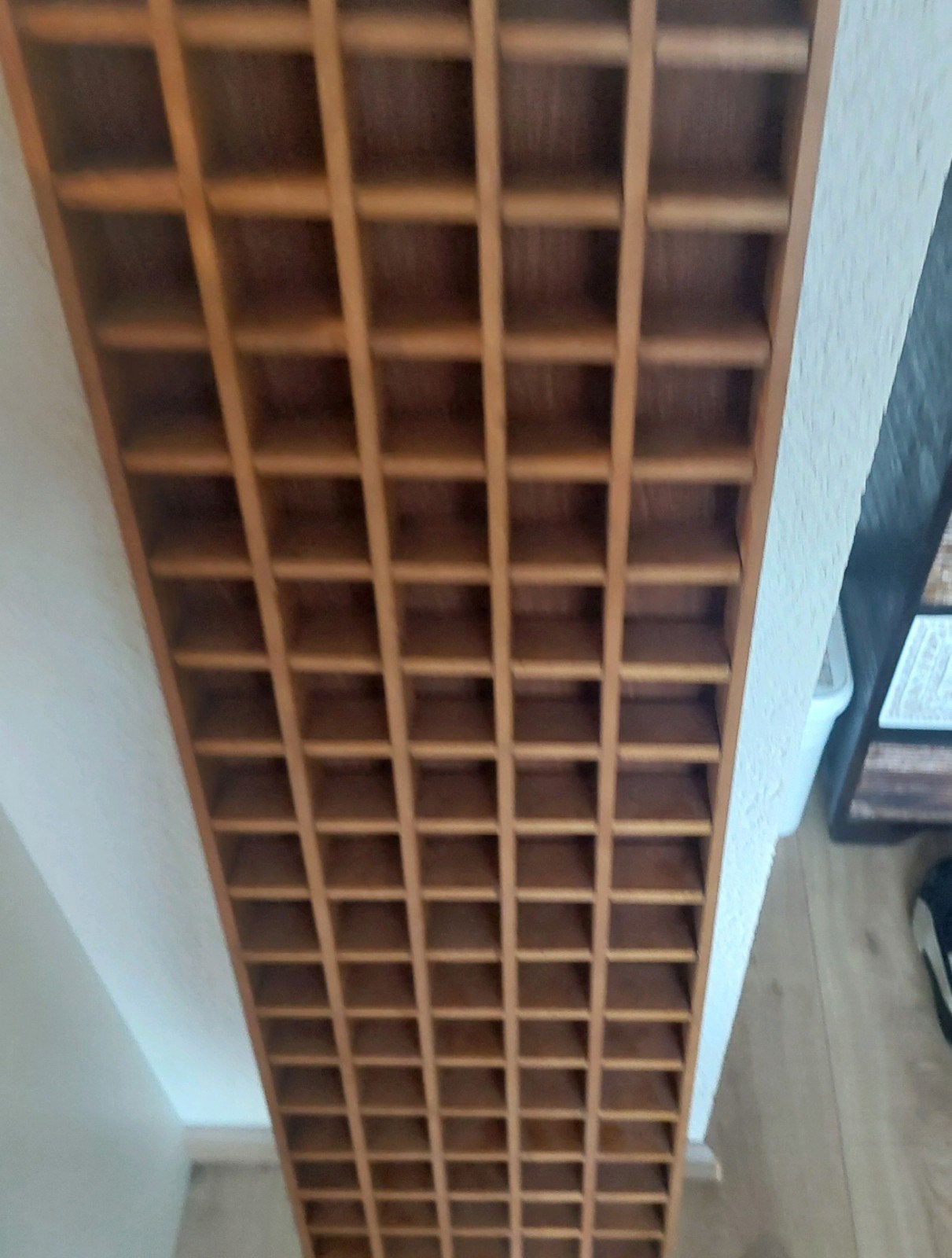 Houten Letterbak 27x125 cm, Ophalen of Verzenden, Gebruikt