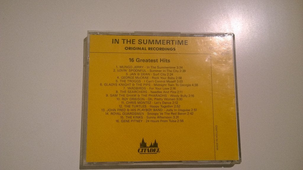 in the summertime- original recordings, Ophalen, Gebruikt, Pop, Verzamelalbum