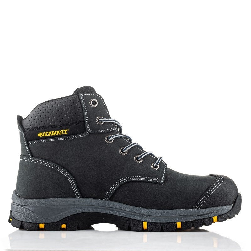 BuckBootz Wizardz WIZL1BLK S3S Hoge Werkschoenen Zwart 40-47, Werkschoenendeal, Marktplaats@werkschoenendeal.nl, Zwart, Buckbootz