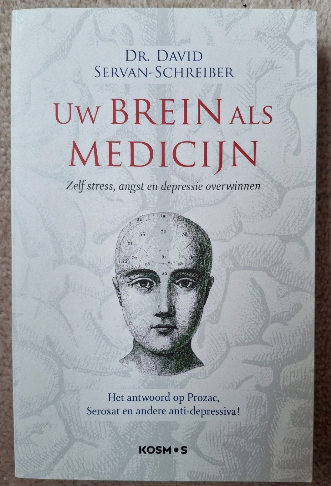 Boek " Uw brein als medicijn", Ophalen of Verzenden, Zo goed als nieuw, Dr. David Servan-Schreiber