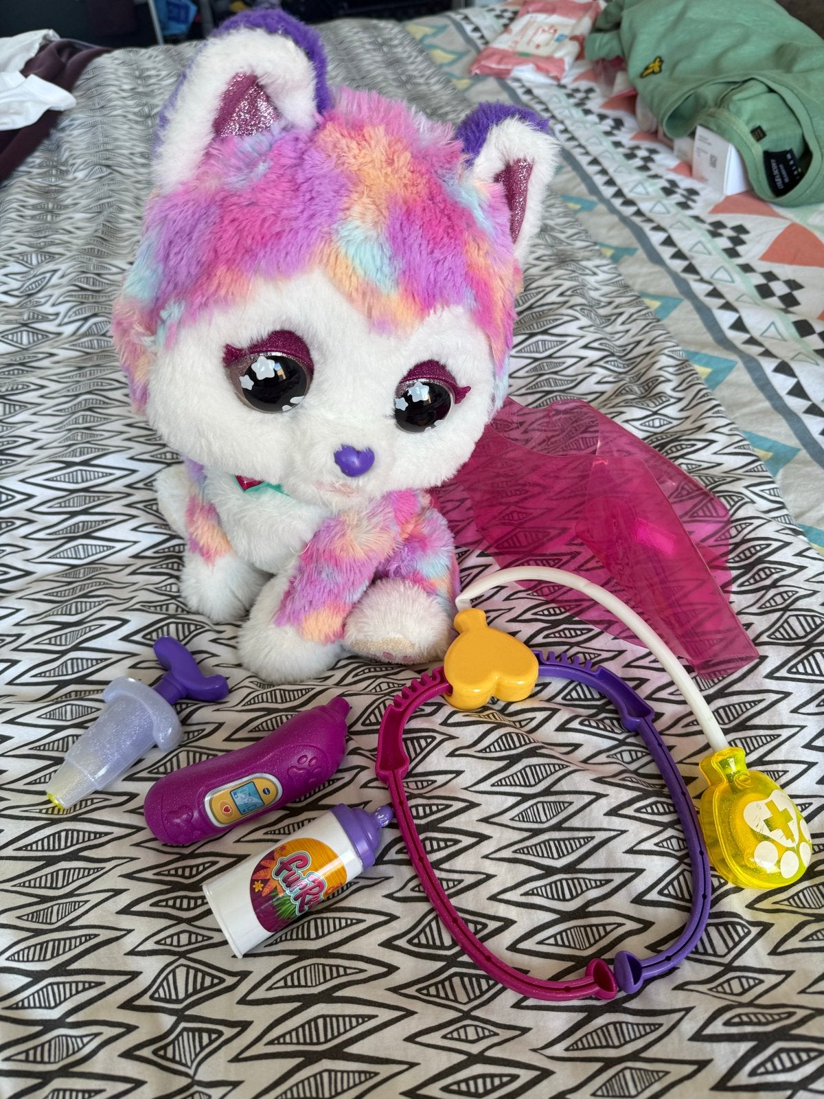 FurReal Friends Katje Knuffel met Accessoires, Overige merken, Overige karakters, Ophalen of Verzenden, Zo goed als nieuw