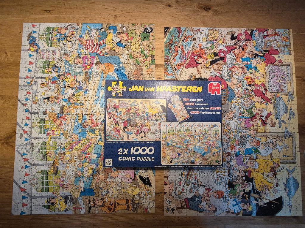 jan van haasteren puzzels, Ophalen, 500 t/m 1500 stukjes, Zo goed als nieuw