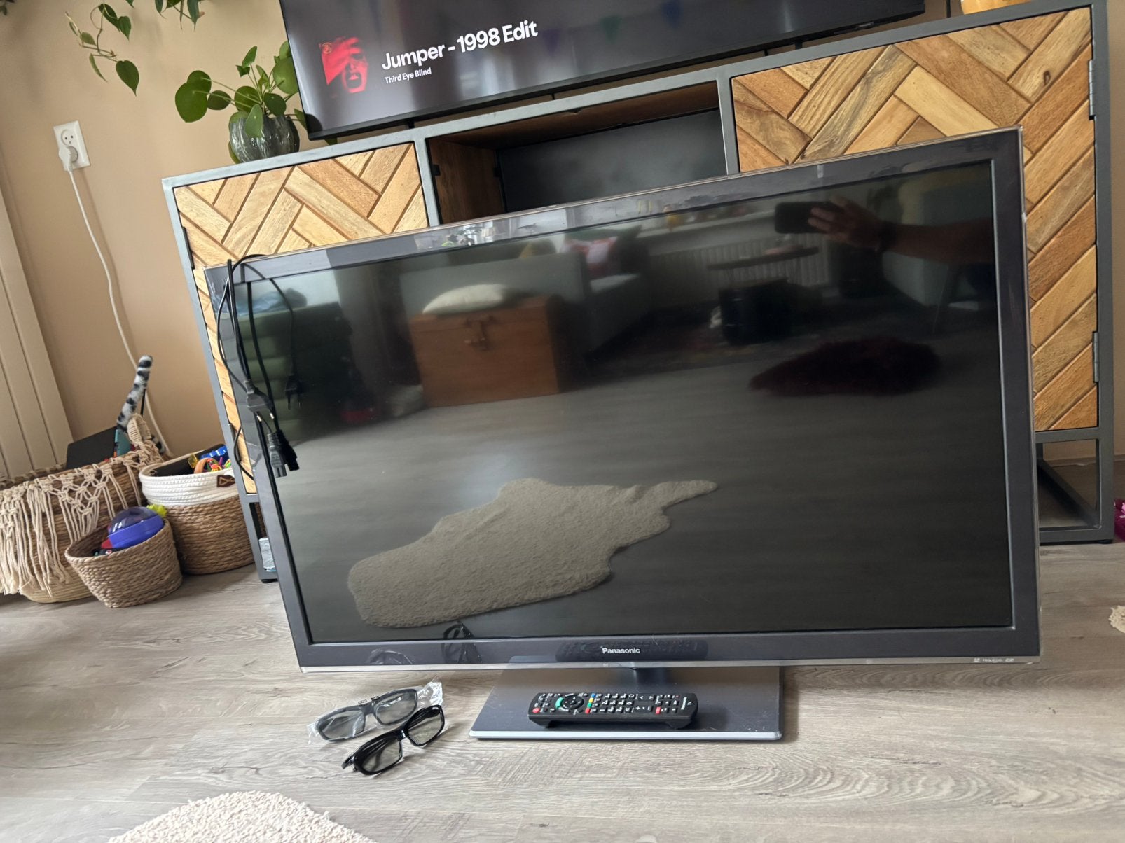 Panasonic 3D tv, Audio, Tv en Foto, Televisies, Ophalen, Panasonic, 50 Hz, Zo goed als nieuw