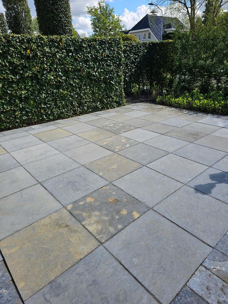 Natuursteen Tuintegels diverse maten voor buitengebruik, Tuin en Terras, Ophalen, Gebruikt, Terrastegels, Natuursteen