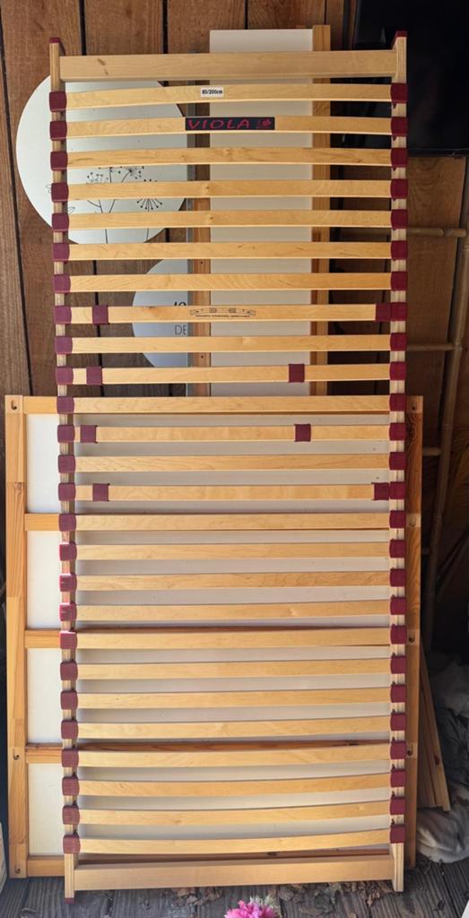Lattenbodem Viola 80x200cm met hardheidsinstelling, Ophalen, Eenpersoons, Zo goed als nieuw, 80 cm