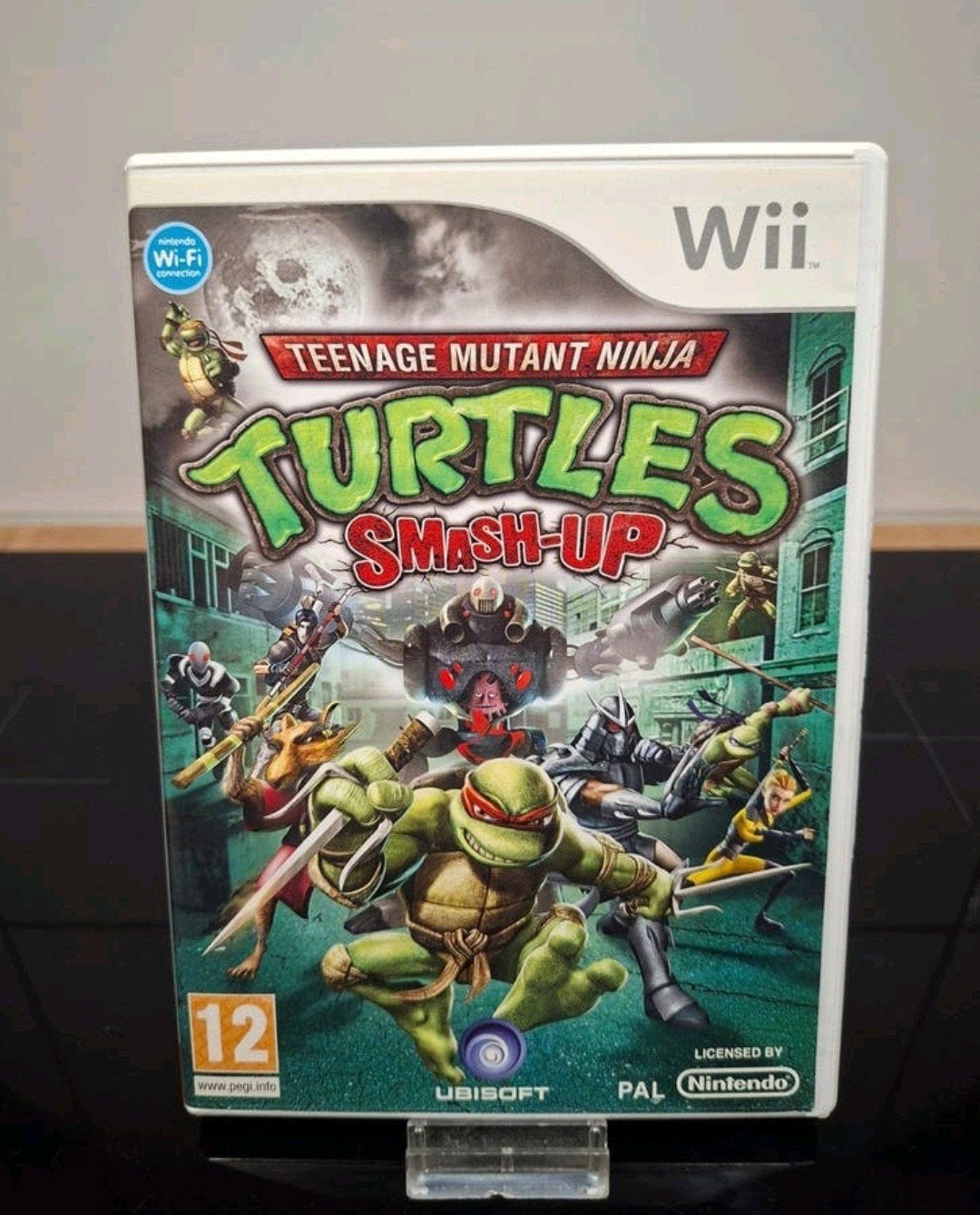 Teenage Mutant Ninja Turtles Smash-Up Wii, Spelcomputers en Games, Games | Nintendo Wii, Gebruikt, Vechten, Eén computer, Ophalen of Verzenden