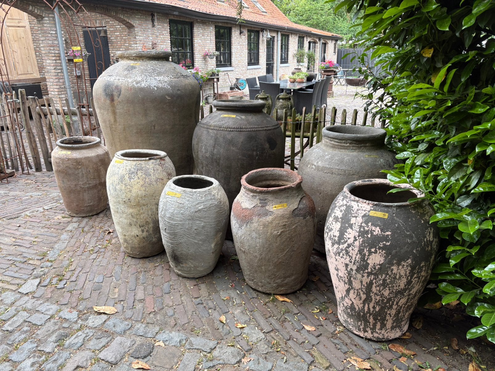 4 oude kruiken uit India -  SALE! € 75, Ophalen, Gebruikt, Overige kleuren, Nvt