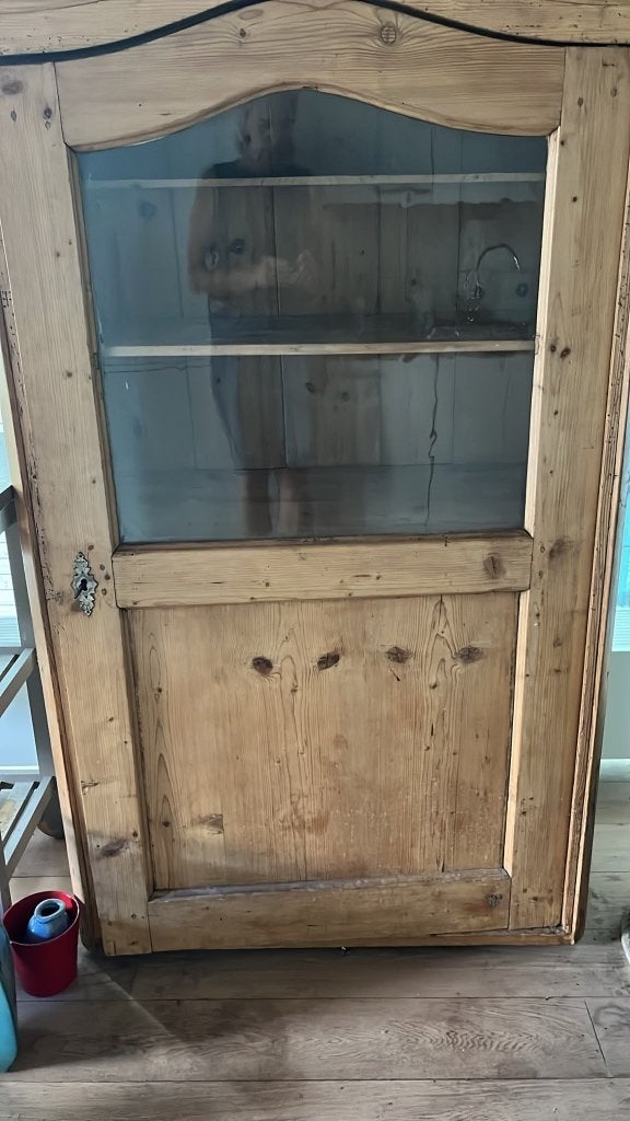 grenen keukenkast, Ophalen, Gebruikt, 100 tot 150 cm, Oud, maar mooi opgeknapt.