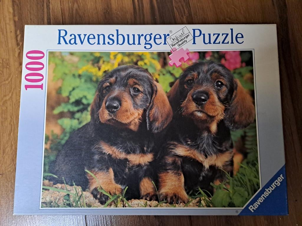 Ravensburger puzzle teckels, Ophalen, 500 t/m 1500 stukjes, Zo goed als nieuw