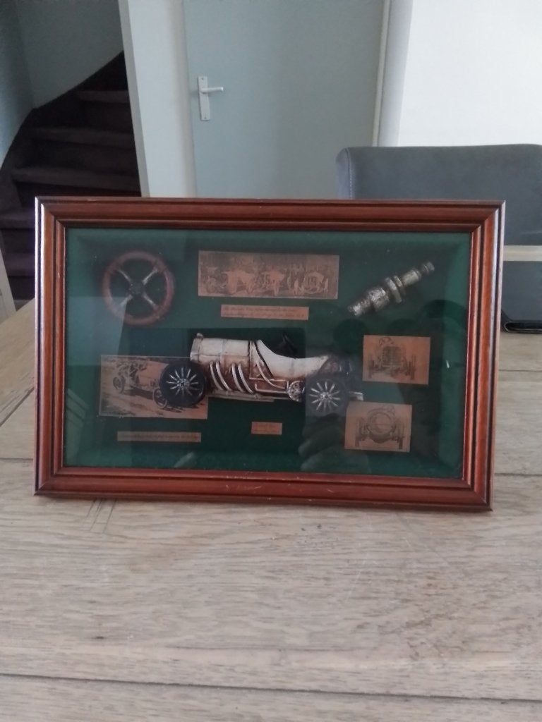 Lijst met classic auto, Antiek en Kunst, Ophalen of Verzenden