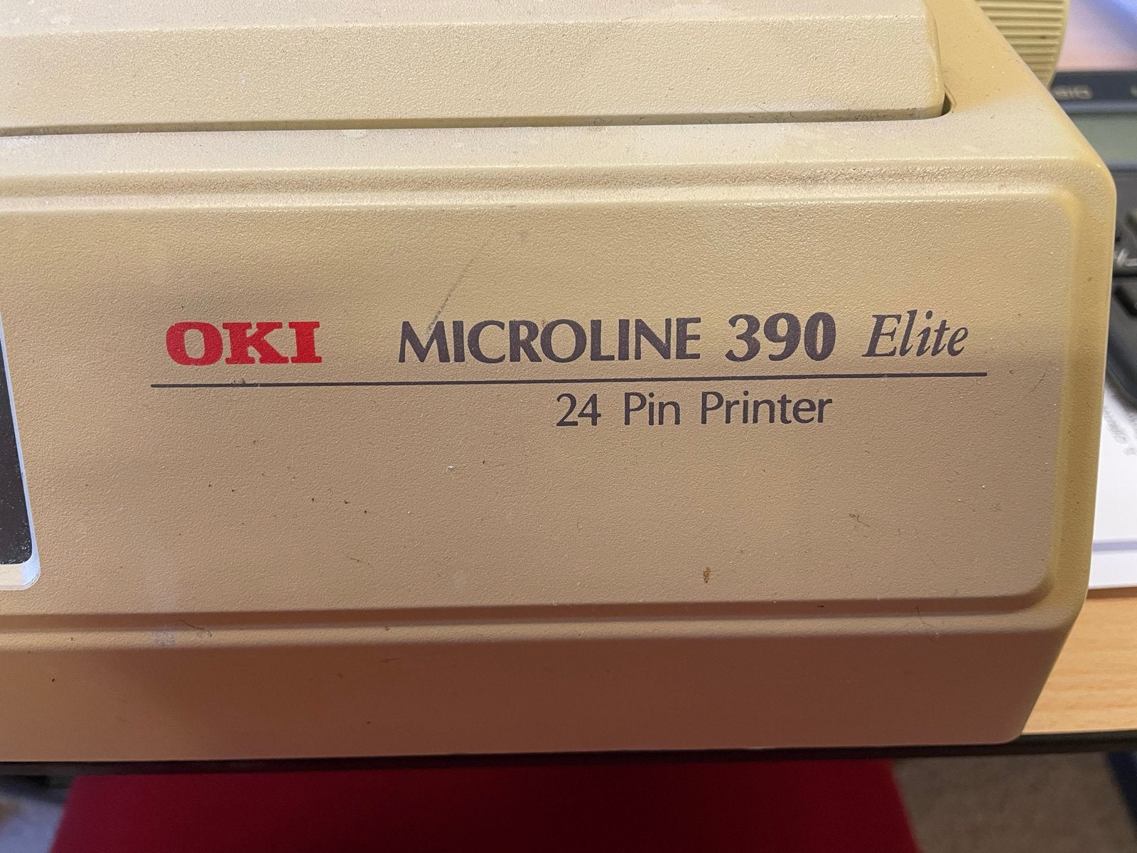OKI Microline 390 Elite 24 Pin Printer - Matrixprinter, Ophalen, Zwart-en-wit printen, Gebruikt, Matrix-printer