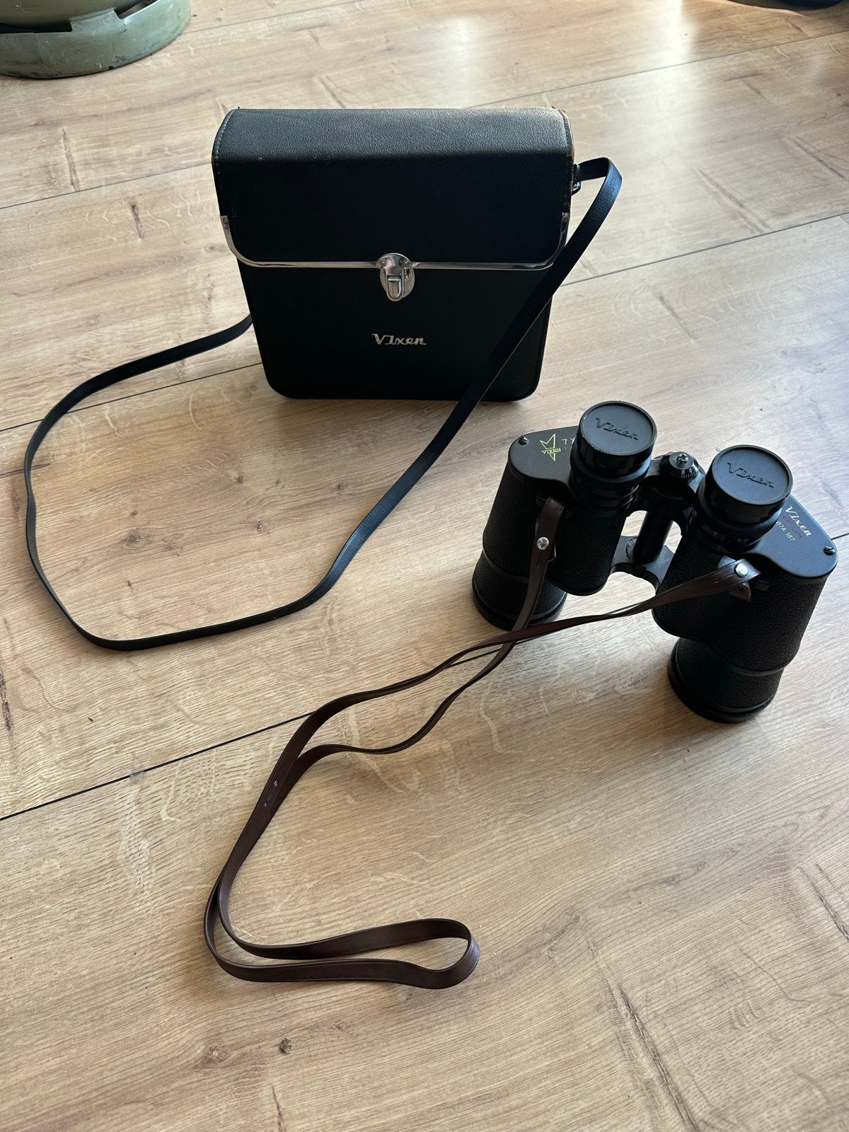 Vixen 7x50 verrekijker met tas - Vintage, Gebruikt, Minder dan 8x, Met hoes of tas, Porro (met knik)