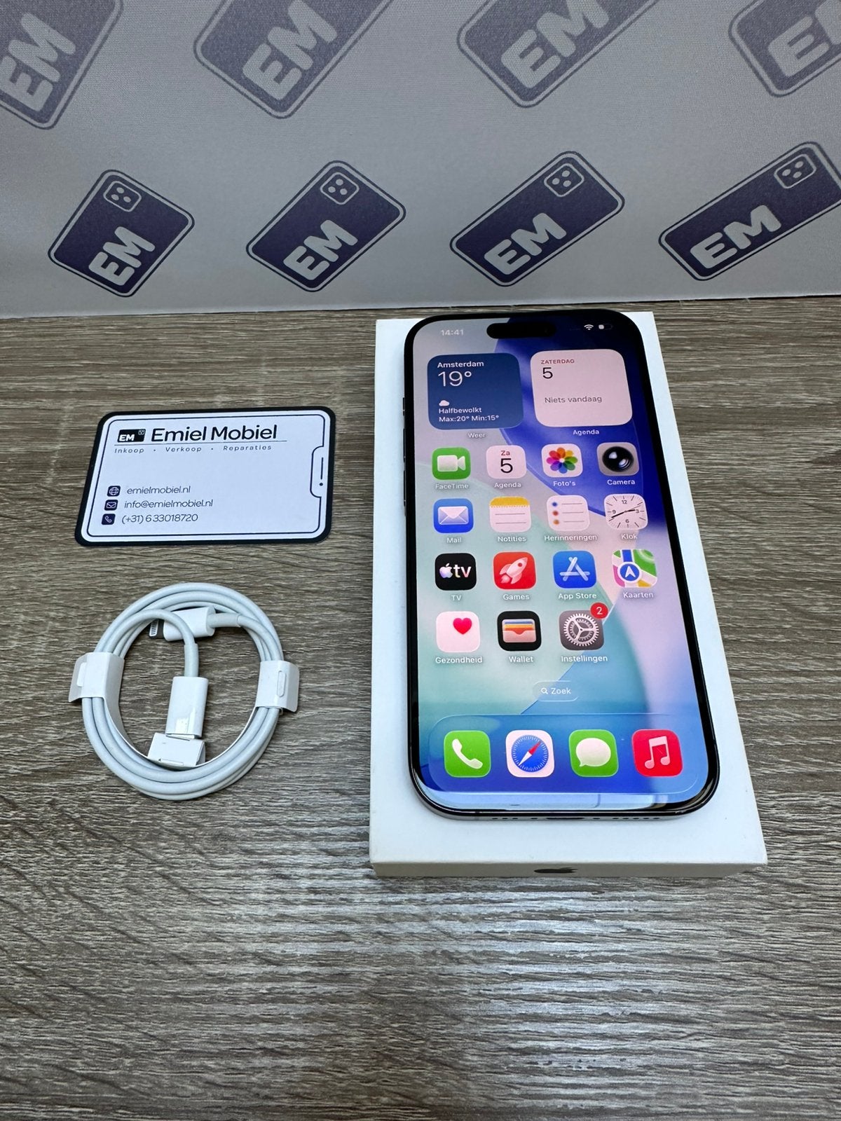 iPhone 15 Pro - 128GB / batterij 100% / garantie, 128 GB, Ophalen of Verzenden, Zo goed als nieuw, Zonder simlock