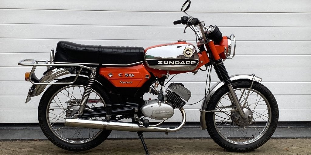 Rode ZUNDAPP  517 C50  SPORT, Ophalen, Zo goed als nieuw, CS50, 4 versnellingen