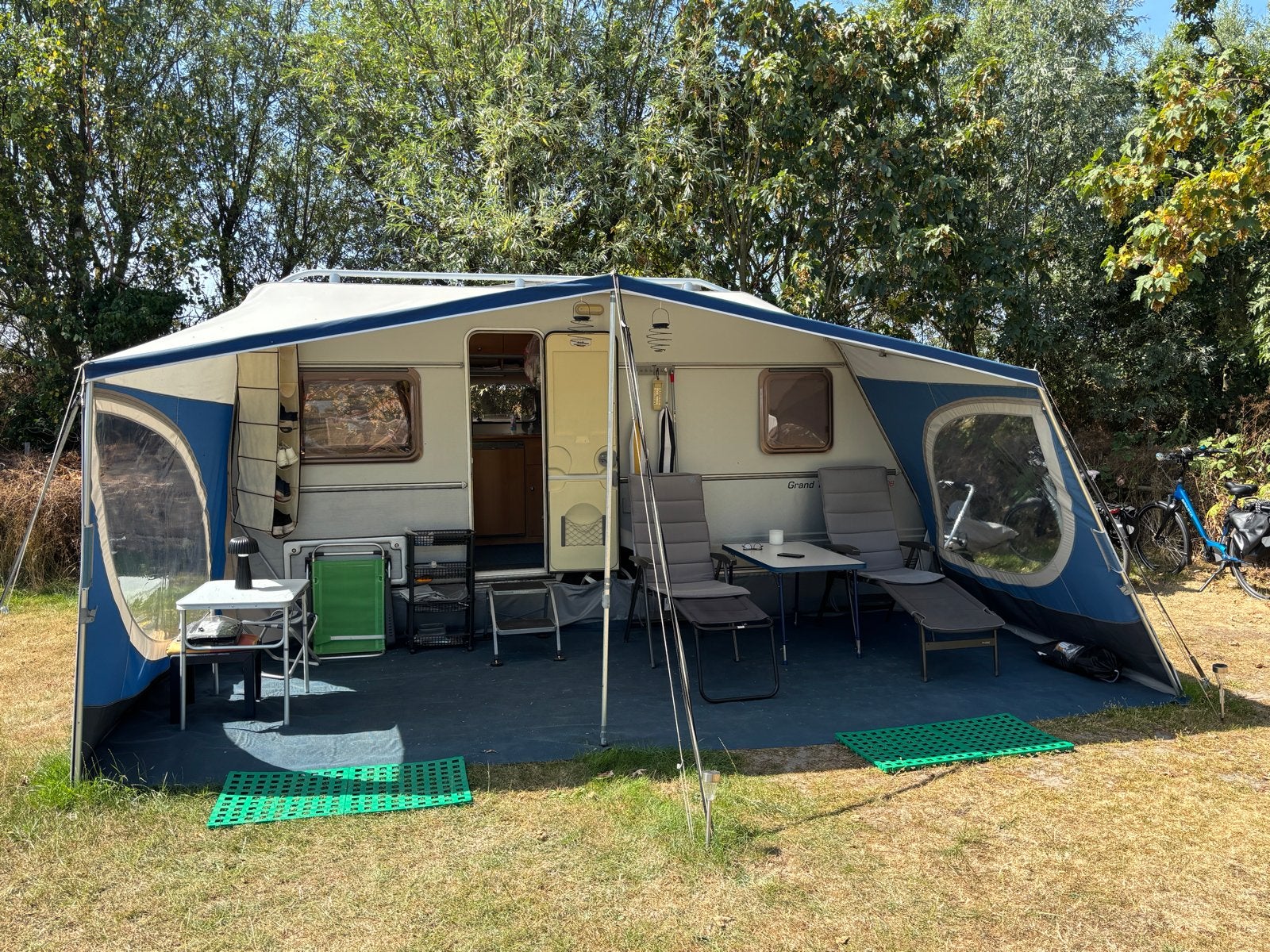 Walker Aero luifel voor een Kip caravan, Caravans en Kamperen, Ophalen, Gebruikt, Ten Cate All Season 240g/m2, Walker Campingstyle