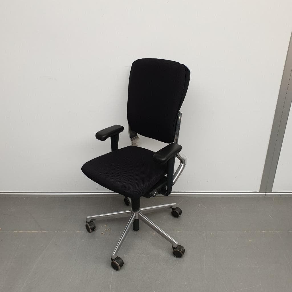 Ahrend 230 bureaustoel - nieuwe stof zwart kantoor stoel, Ophalen, Gebruikt, Zwart