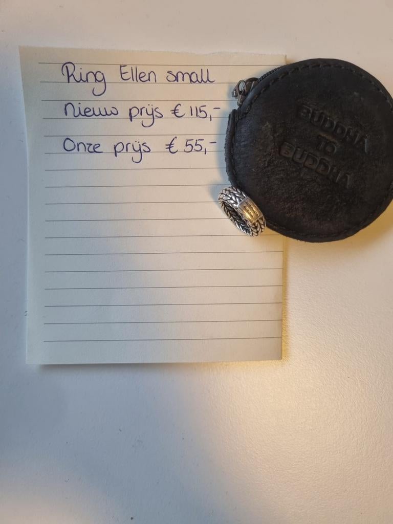 Ring Ellen small Buddha to Buddha., Sieraden, Tassen en Uiterlijk, Ringen, 20 of groter, Ophalen of Verzenden, Zo goed als nieuw