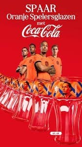 Coca-Cola Oranje Spelersglazen - WK/EK Voetbal, Verzamelen, Ophalen of Verzenden, Nieuw