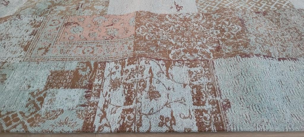 Vloerkleed Jac 80x150 multi blauw katoen nieuw prachtig!, Huis en Inrichting, Stoffering | Tapijten en Kleden, Stijlvol klasse comfortabel kwaliteit