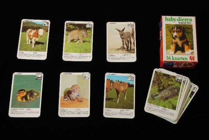 baby dieren kwartet van jumbo uit 1979 is compleet, Ophalen of Verzenden, Gebruikt, Kwartet(ten)
