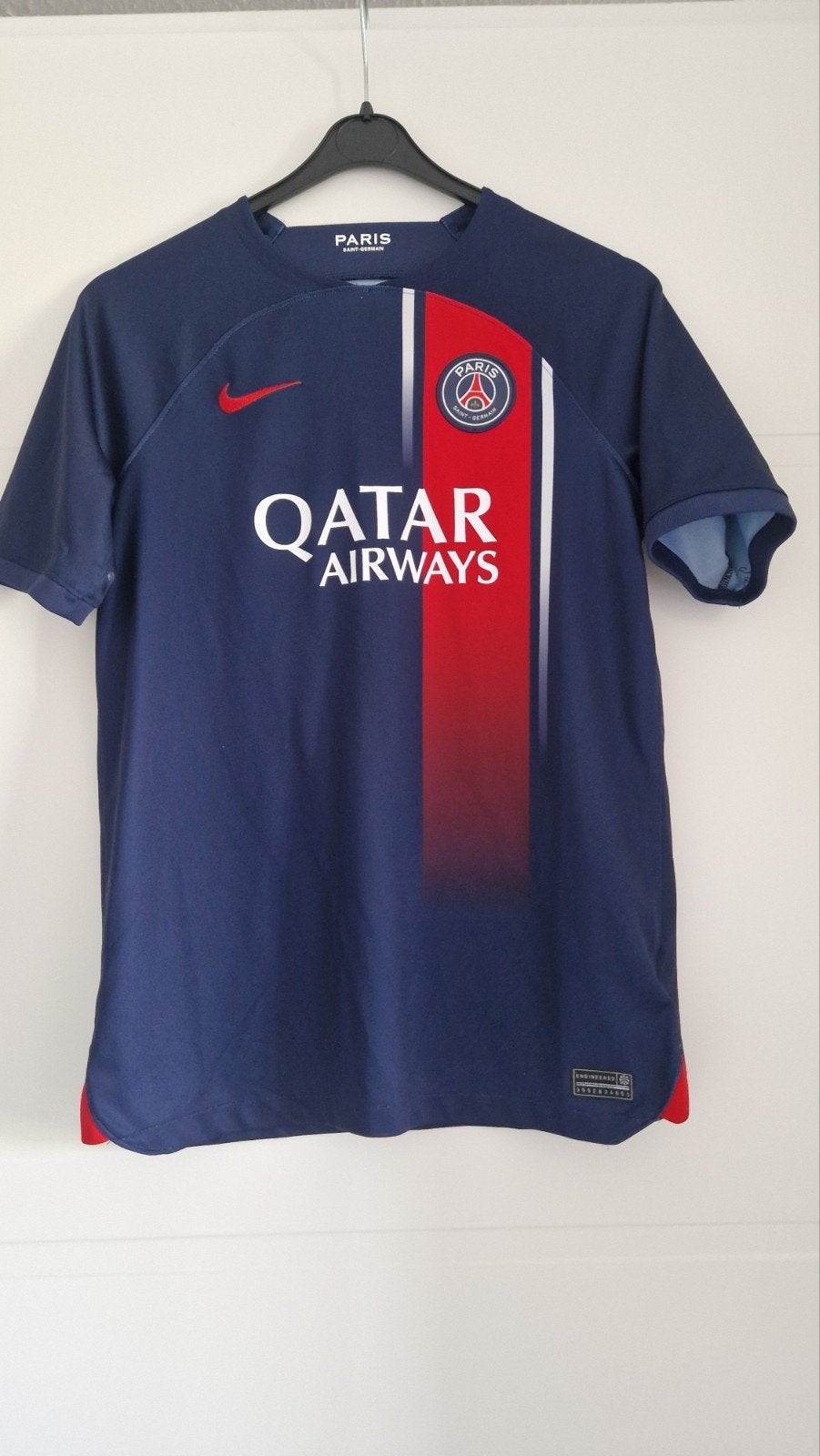 Voetbalshirt Paris Saint-Germain 158-170 in super staat, Ophalen of Verzenden, Zo goed als nieuw, Jongen of Meisje, Shirt of Longsleeve