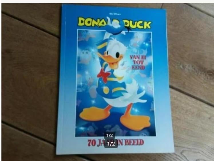 Donald Duck, 70 jaar in beeld, Eén stripboek, Ophalen of Verzenden, Zo goed als nieuw