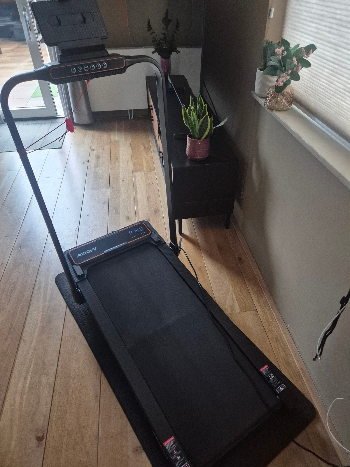 Moovv SmartStep Pro v3 Loopband Inklapbaar met Helling, Ophalen, Zo goed als nieuw, Metaal, Loopband
