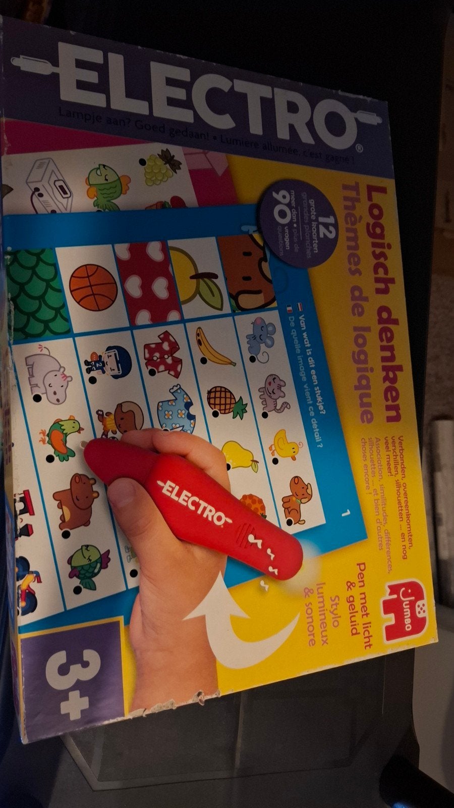 Jumbo Electro Logisch Denken - Educatief Spel met Geluid, Ophalen, Gebruikt, Puzzelen, Met licht
