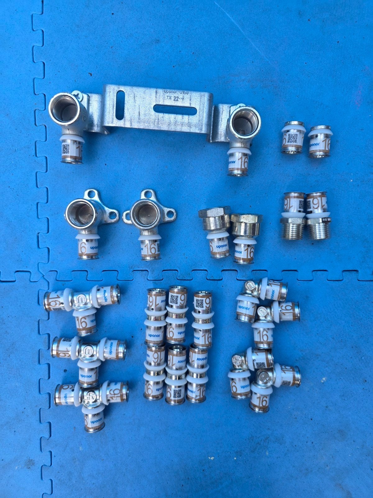 uponor 16 koppeling, Ophalen of Verzenden, Nieuw, Rvs, Overige typen