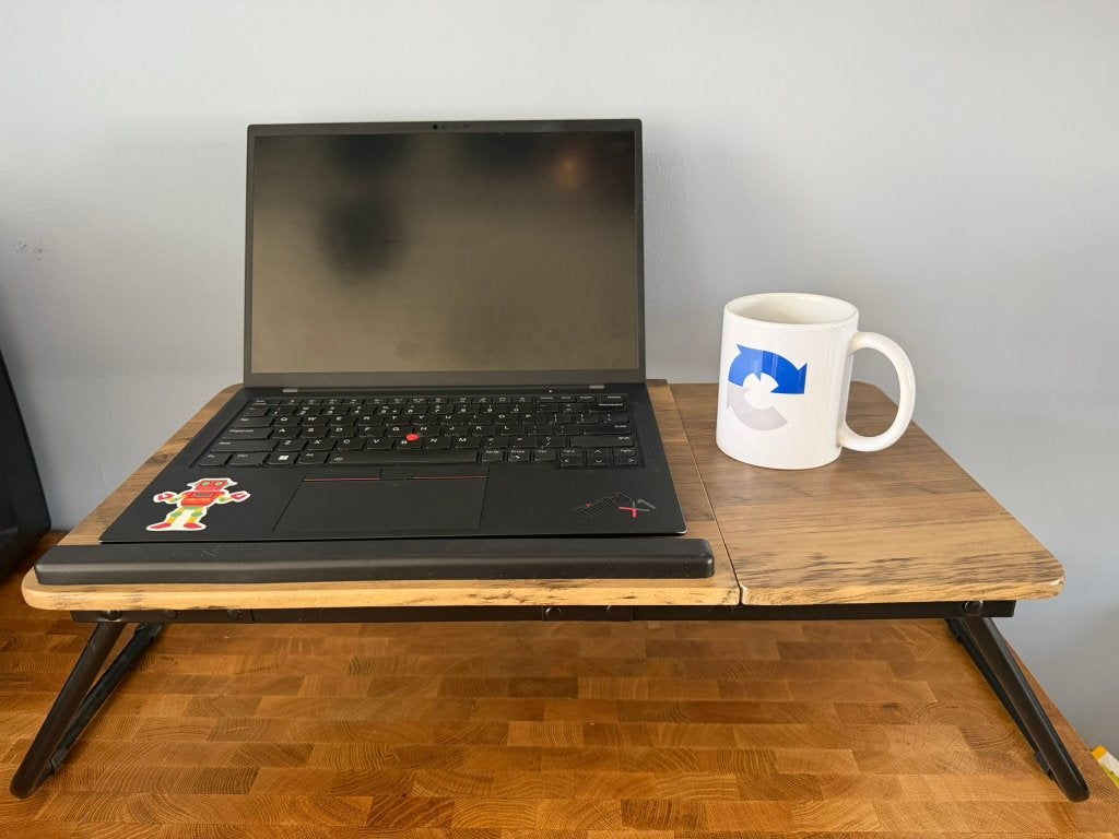 Draagbare Inklapbare Laptop/Bedtafel, Computers en Software, Ophalen, Zo goed als nieuw