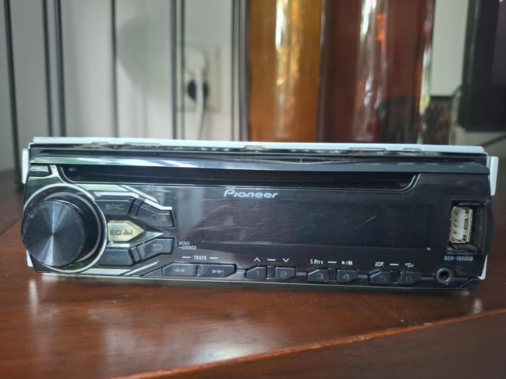 Pioneer DEH-1800UB Autoradio met USB, Ophalen of Verzenden, Gebruikt