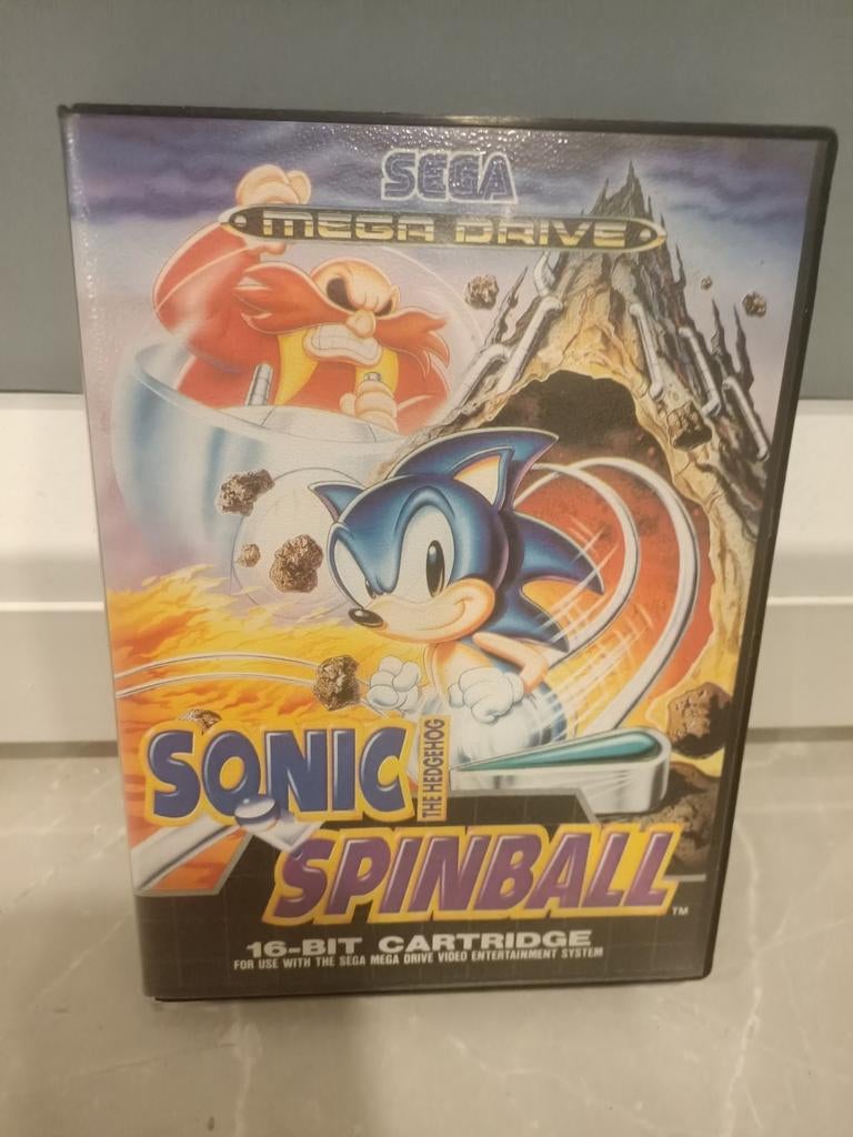 Sonic Spinball - Sega Mega Drive, Gebruikt, Overige genres, 1 speler, Ophalen of Verzenden