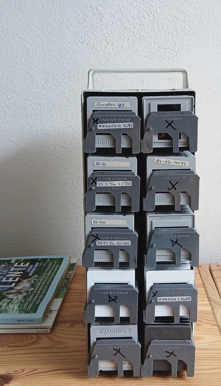 Vintage Dia's in Koffer-Box, (Art _ Frames), Ophalen