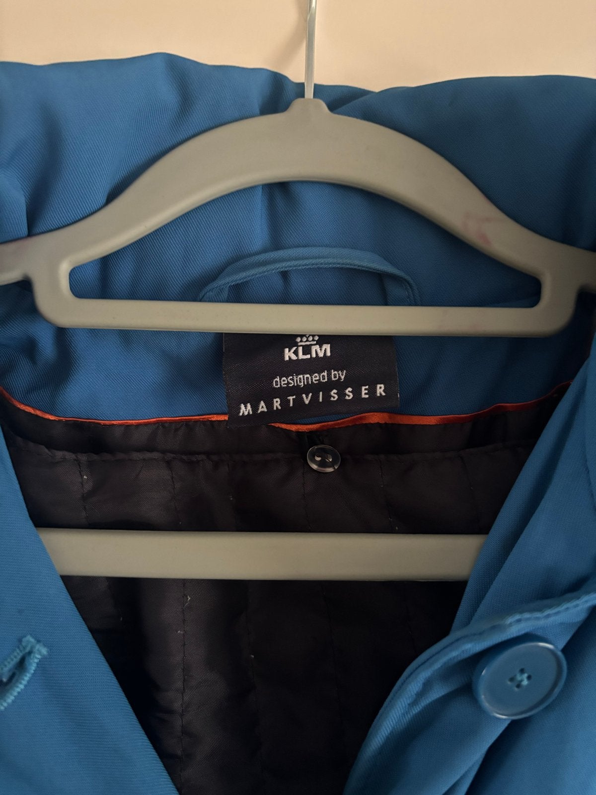 KLM Grondstewardes Jas Maat S - Mart Visser Design, Ophalen of Verzenden, Zo goed als nieuw, Maat 36 (S), Blauw