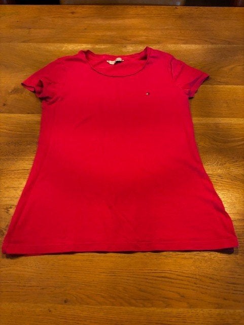 Roze T-shirt van Tommy Hilfiger maat S (advr 86), Kleding | Dames, T-shirts, Ophalen of Verzenden, Zo goed als nieuw, Korte mouw
