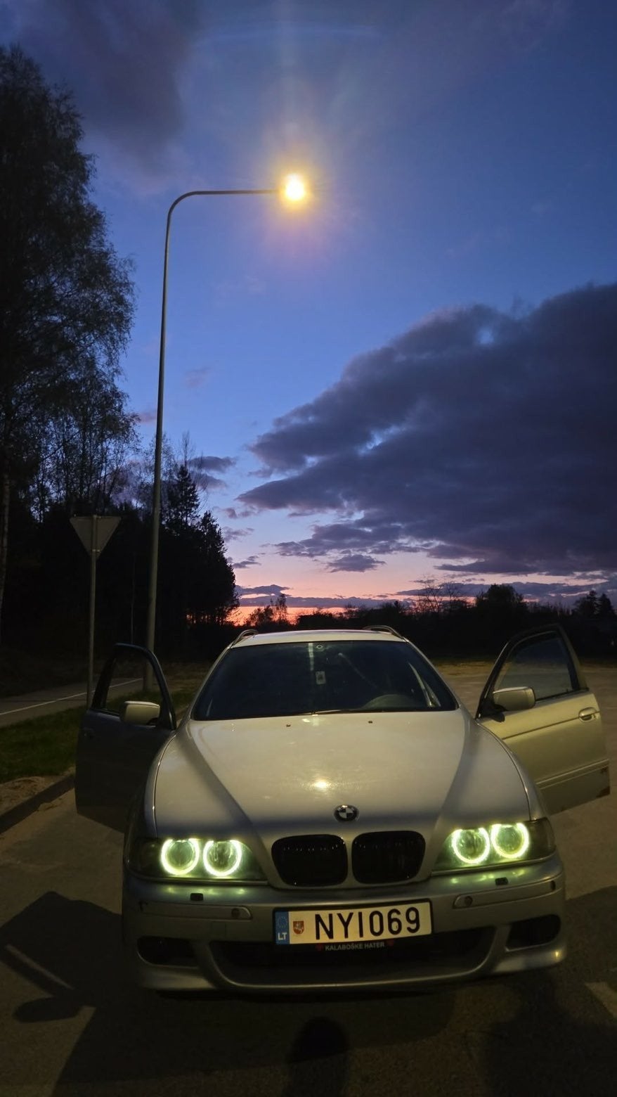 Bmw e39 530d 2002 silver, Auto's, BMW, Particulier, Te koop