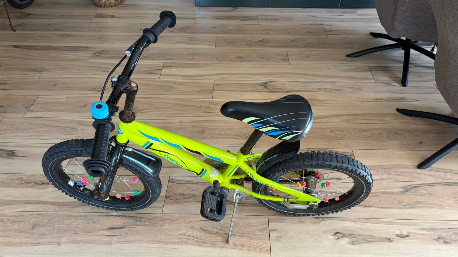Jongens fiets, Ophalen, Gebruikt, Terugtraprem, 16 inch