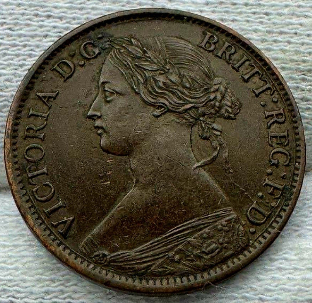 Zeldzaam! Topkwaliteit Brons/Koperen ½ Cent 1861 – Nova Scot, Verzenden, Noord-Amerika