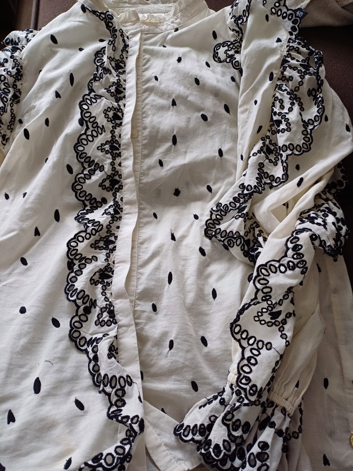 Blouse  fabienne chapot, Kleding | Dames, Blouses en Tunieken, Ophalen of Verzenden, Zo goed als nieuw, Maat 36 (S), Zwart