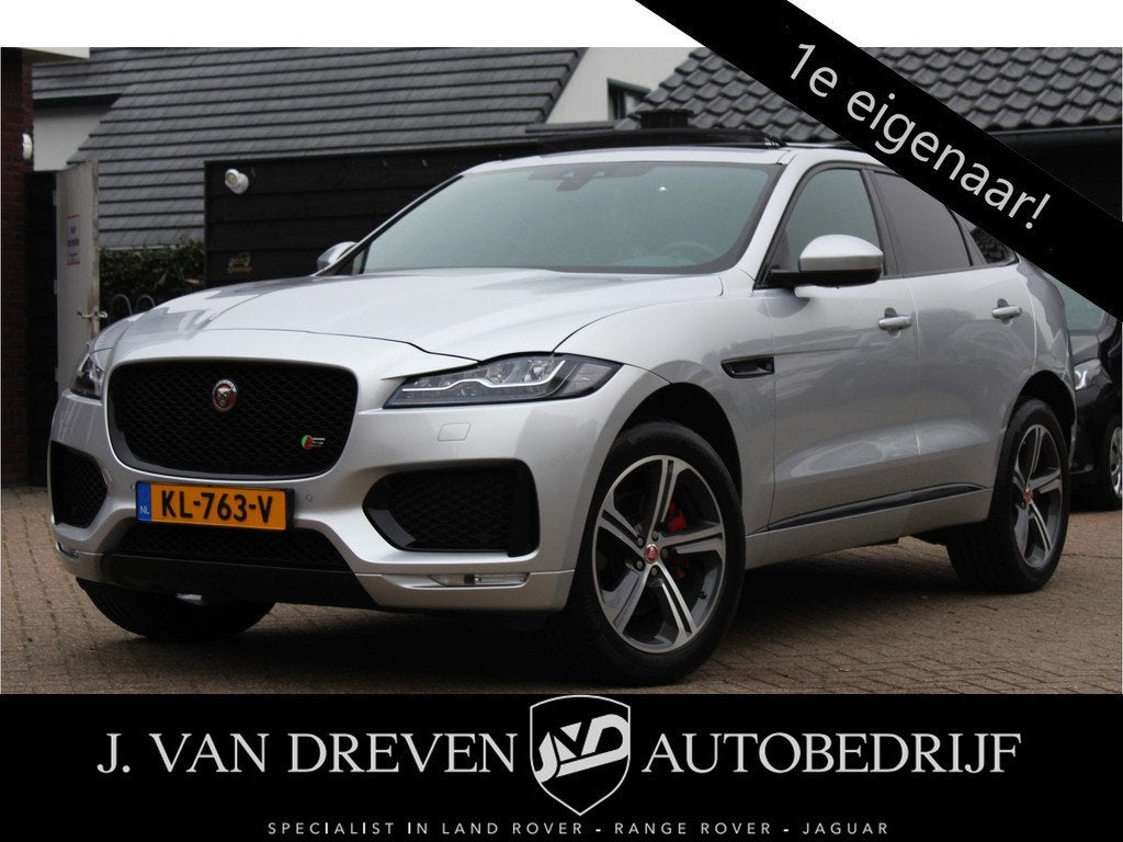 Jaguar F-Pace 3.0 S/C S Sport First Edition AWD - 1e eig / p, Auto's, Jaguar, Automaat, Gebruikt, Euro 6, 120 €/maand