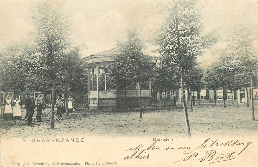 701-096-017 s Gravenzande Marktplein, Verzenden, Voor 1920, Zuid-Holland