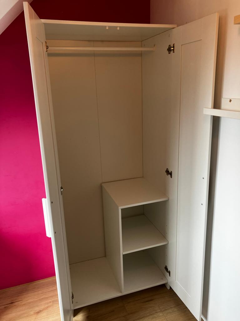 IKEA Brimnes kledingkast 2 deuren, Huis en Inrichting, Kasten | Kledingkasten, Ophalen, Gebruikt, 50 tot 100 cm, 150 tot 200 cm