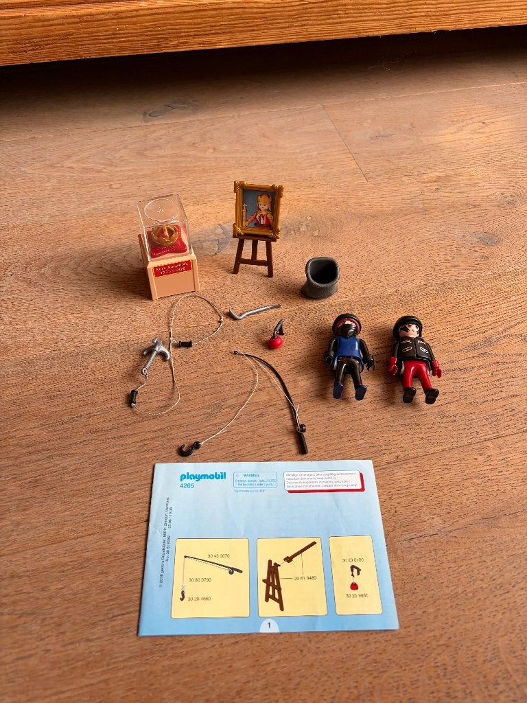 Juwelenroof van Playmobil (#4265), Ophalen, Zo goed als nieuw, Complete set