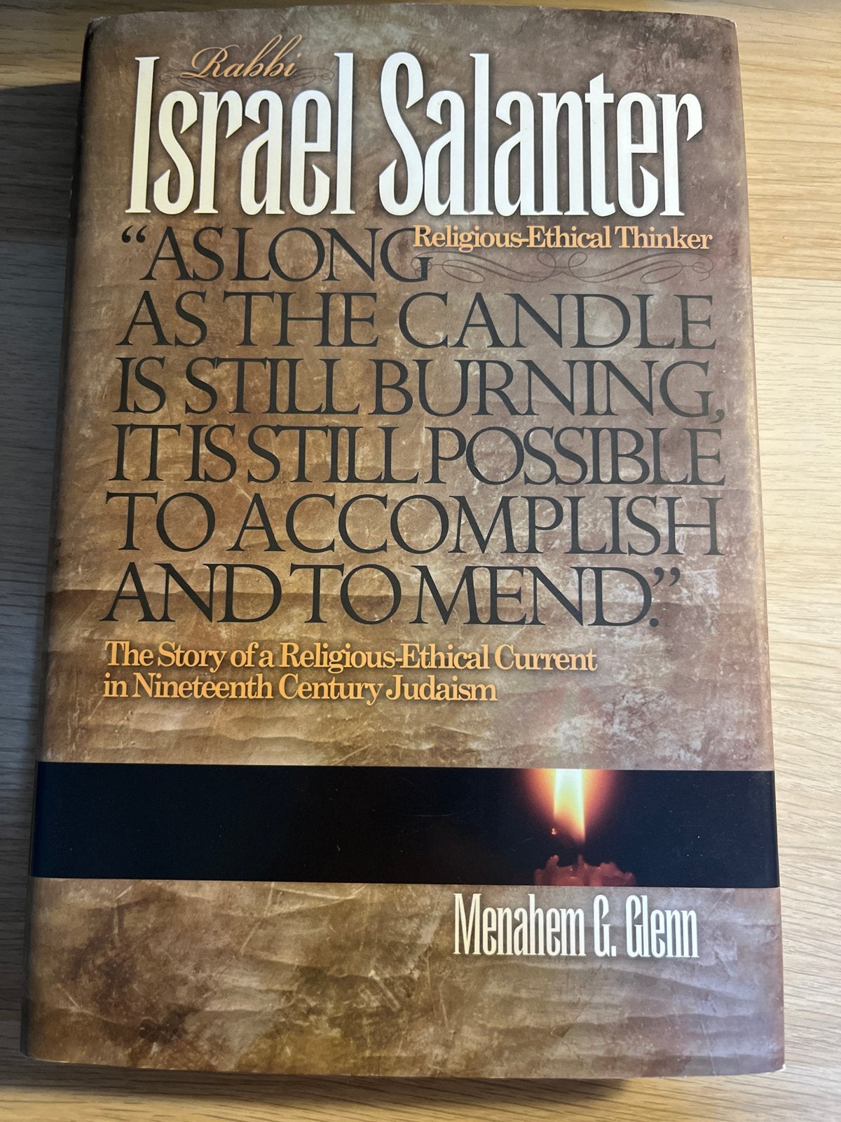 Rabbi Israel Salanter: Religious-Ethical Thinker - Menachem, Ophalen of Verzenden, Zo goed als nieuw, Jodendom