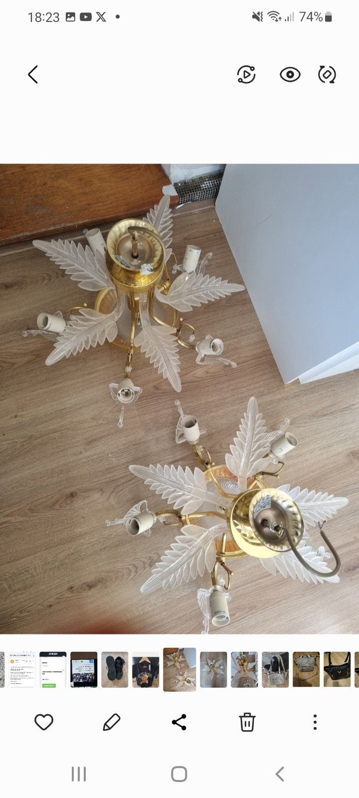 2 lamp, Huis en Inrichting, Kasten | Televisiemeubels, Zo goed als nieuw, Minder dan 100 cm, 25 tot 50 cm, 50 tot 100 cm