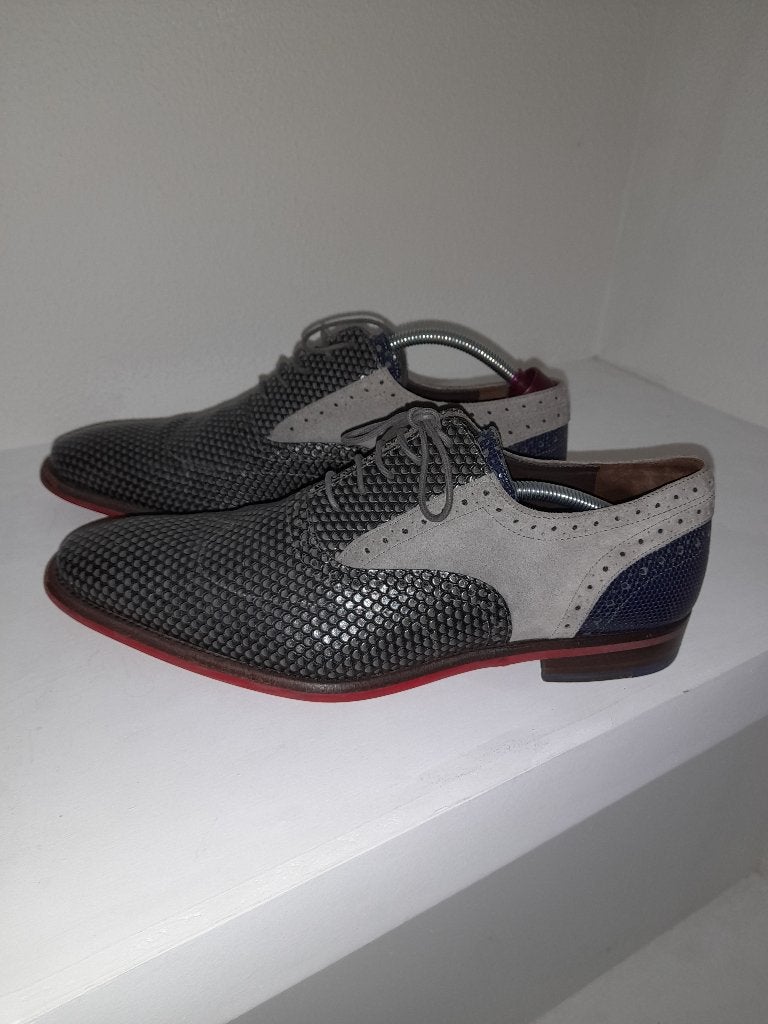 Heren veterschoenen, Kleding | Heren, Schoenen, Zwart, Floris van Bommel, Ophalen of Verzenden, Zo goed als nieuw