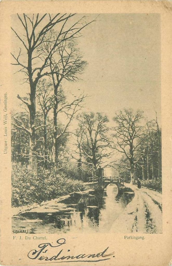388-469-023 Paintings FJ Du Chatel, Verzenden, Voor 1920, Zuid-Holland