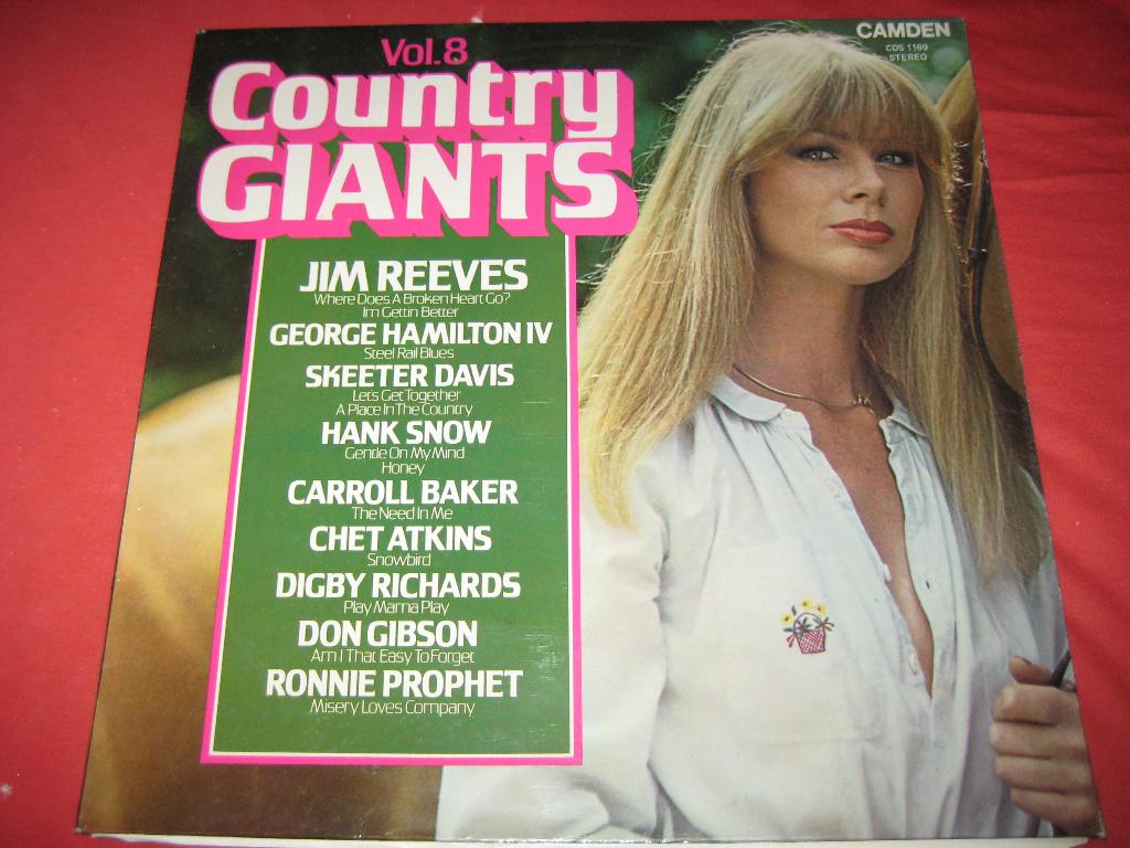 LP, Country Giants, Vol. 8, Cd's en Dvd's, Vinyl | Pop, Ophalen of Verzenden, Zo goed als nieuw, 12 inch